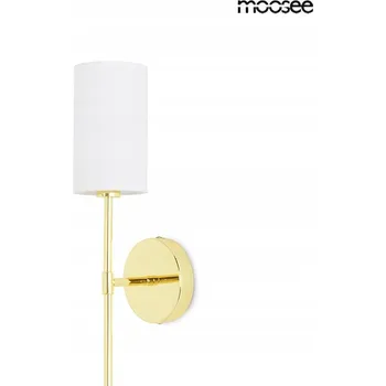 Nástěnné svítidlo Nástěnné svítidlo Moosee bílé, zlaté E14 40 W
