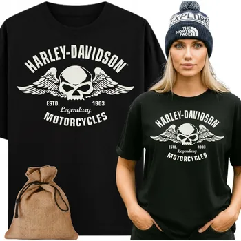TRIČKO dámské Harley Davidson dárek k Mikuláši, Vánoce, MOTORKÁŘSKÉ S