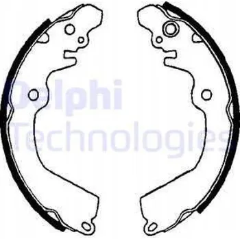 Brzdová čelist Delphi LS1643 Sada brzdových čelistí