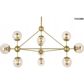 MOOSEE závěsné svítidlo ASTRIFERO 10 zlatá / jantarová