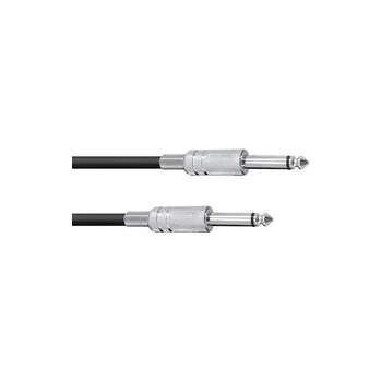 Audio kabel Kabel KC-30 2x Jack 6,3 mono 3 m, černý