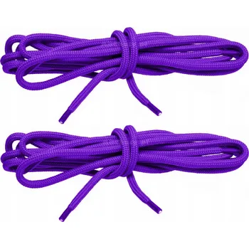 Vrták ELASTICKÉ FIALOVÉ tkaničky do bot Šňůrky 200 cm SPORTOVNÍ Kulaté G12-57