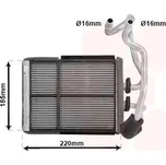 Výměník tepla, vnitřní vytápění VAN WEZEL 59016701