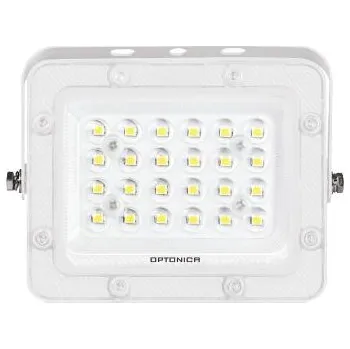 Dekorativní svítidlo Optonica LED SMD FLOODLIGHT bílé 20W 100lm/W AC180-265V 90° IP65 6000K, Studená bílá - 30cm CABLE