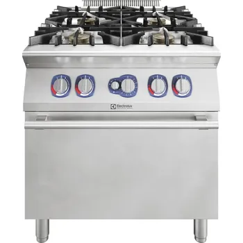 Sporák Plyn. sporák s troubou Electrolux, 4 hořáky, 391642, EcoFlame, Modulární varné zařízení 900XP