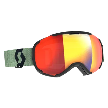 SCOTT Lyžařské brýle Faze II 2025/2026 Zelená AMP yellow chrome S2
