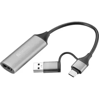 Notebook Sandberg HDMI Capture Link to USB-C/A