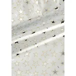 MFP Paper s.r.o. Celofánový sáček 25x40cm hvězdy stříbrný