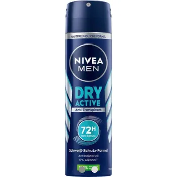 Nivea Men Dry Active antiperspirant sprej 150 ml