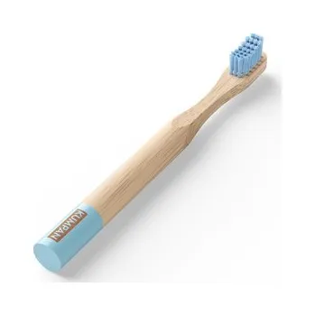 Zubní kartáček KUMPAN AS04 - modrý dětský bambusový zubní kartáček