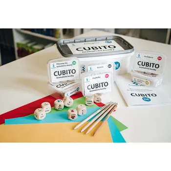 Desková hra Contexta CUBITO DE - gramatická hra v němčině