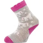 Novia Dětské ponožky s ABS jednorožec 1513 Barva: Šedá, Velikost: 21/23
