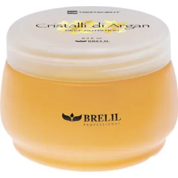 BRELIL Cristalli di Argan hydratační a regenerační maska na vlasy s bio-arganovým olejem a mlékem z aloe vera (250ml)