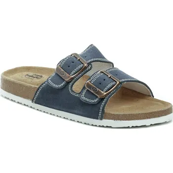 Pánské pantofle Best Feet BY-113-17-99 modré pánské nazouváky EUR 42