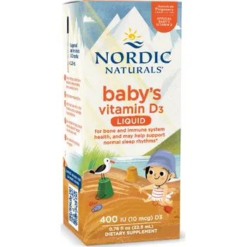 Nordic Naturals - Baby's Vitamin D3, 400 IU - 22,5ml