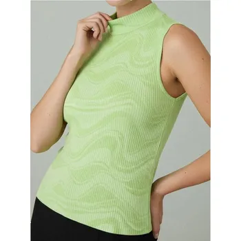 Sinsay - Žebrovaný top bez rukávů s polorolákem - vícebarevná - 9003J-MLC - 9003J-MLC-L