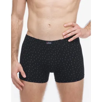 Trenýrky Gina Boxerky kratší nohavička 73137P Barva/Velikost: černá, tm. šedá / L/XL