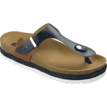 Dámské žabky Scholl IDYLLA dámské zdravotní žabky tmavě modré s technologií Bioprint