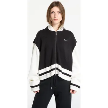 Dámský svetr Svetr Nike Sportswear Women's Cardigan Black/ Sail/ Vast Grey/ Sail XS