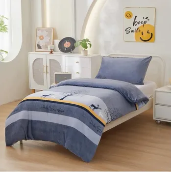 Povlečení Povlečení Mikroplyš Zimní nálada 140x200, 70x90 cm