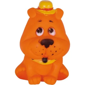 Hračka pro psa Hračka Pes pískací - oranžový