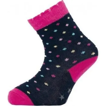 Novia Dětské ponožky s ABS jednorožec 1516 Barva: černá, Velikost: 18/20