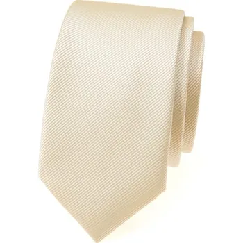 Kravata Úzká Kravata Avantgard - smetanová 571-22386-0