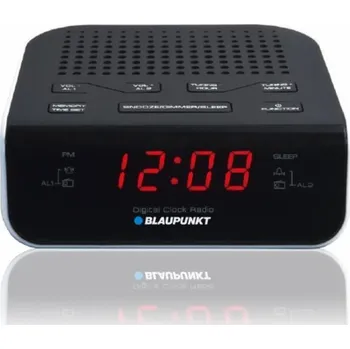 Hodiny Blaupunkt CR5WH rádio Hodiny Černá, Bílá