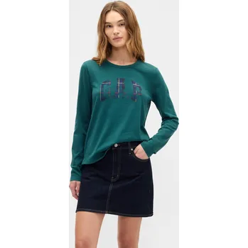 Dámská móda GAP Dámské Tričko s logem Gap Zelená L (2962696)