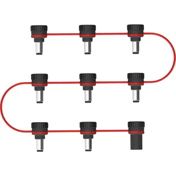 Příslušenství ke zvukové technice D'Addario XPND Adjustable Daisy Chain 200 cm Napájecí kabel