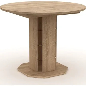 Jídelní stůl Stůl roztahovací ø 90 TADEÁŠ S07 buk, dub, olše