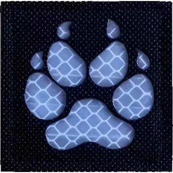 Nášivka Reflexní nášivka „Psí tlapka“ – taktická, hook & loop