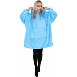 Mikinová deka SPRINGOS OVERSIZED tyrkysová