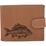 Mercucio Peněženka Natural Vzor 3 Kapr Lysec