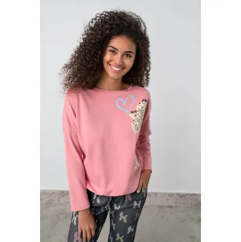 Dámské pyžamo Dámské dvoudílné pyžamo Cassidy Vamp 17432 Barva: RŮŽOVÁ SVĚTLÁ, Velikost: XL