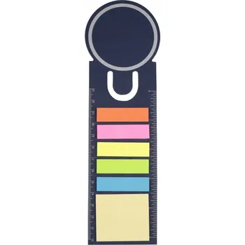 Doplněk ke knize Sada na poznámky, samolepicí bločky, záložka do knihy a pravítko