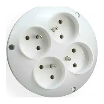 Elektrická zásuvka Elektrická Zásuvka rozbočka iRMA bílá