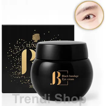 Pleťový krém Černý oční krém s bandáží s retinolem Luxelux 30 g