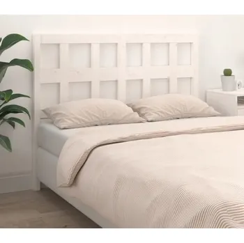 VidaXL Čelo postele, bílé, 185,5 x 4 x 100 cm,