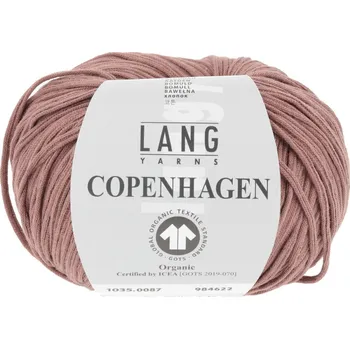 Příze Lang Yarns Copenhagen (Gots) 0087 Rosewood Pletací příze