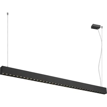 BIG WHITE (SLV) GLENOS PRO závěsné svítidlo, 1,5 m, DALI, UGR16, délka závěsu 210 cm, 3000K, 75°, černá 1010514