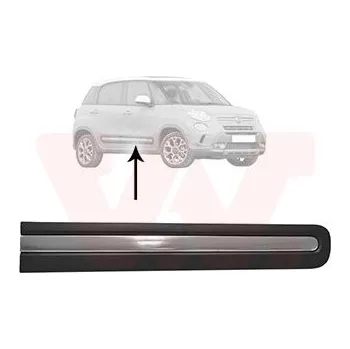 Lišta karosérie Ozdobná / ochranná lišta, dveře VAN WEZEL 1609404