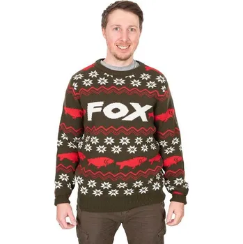 Rybářské oblečení Fox Svetr Xmas Jumper - S