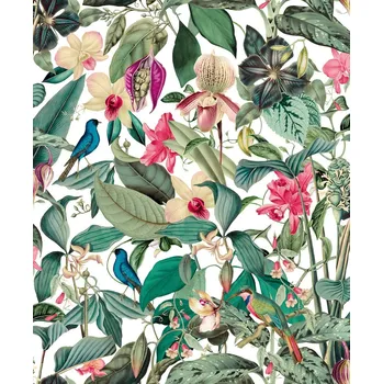 Tapeta Vliesová tapeta barevné květy 0,53 x 10,05 m / Tapety na zeď Mona 81686 Marburg