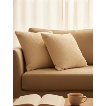 Povlak na dekorativní polštářek Sinsay - Povlak na polštář s ozdobným vláknem - krémová - 725FU-01X - 725FU-01X-ONE