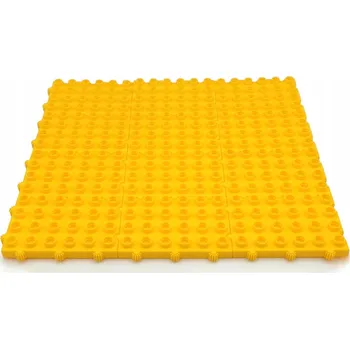 ostatní stavebnice Mělká stavební deska pro kostky Morphun - žlutá - 12 dílků