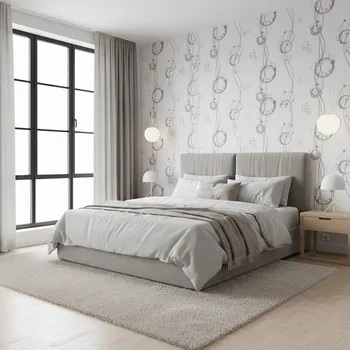 Tapeta DESIGN - FIX 0011C tapeta samolepicí - černé kruhy s bílým podkladem, šířka 45 cm