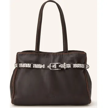 Kabelka Liebeskind Dámská Kabelka Nori S Cvočky, tmavě hnědá, one size