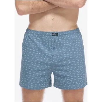 Trenýrky Gina Trenky volné 75215P Barva/Velikost: kouřová, bílá / XL/XXL