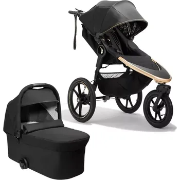Kočárek BabyJogger SUMMIT X3 set 2v1 (kočárek+korba) ROBIN ARZON gold+PRIME BLACK